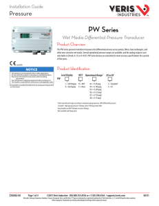PW Series - Veris Industries