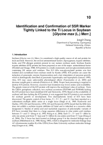 Identification and Confirmation of SSR Marker Tightly Linked to the