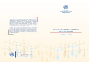 Migration in North African Development Policies and Strategies