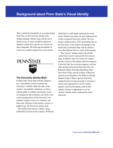 Background about Penn State`s Visual Identity