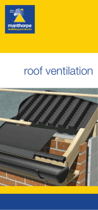 Roof Ventilation: Literature