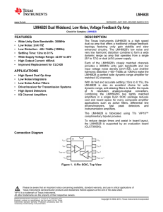 LMH6628 - Texas Instruments