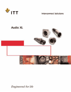 Audio XL - ITT Cannon