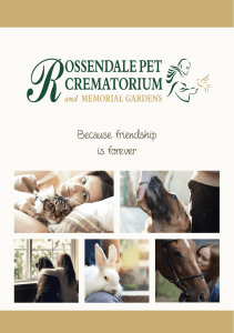 Because friendship is forever - Rossendale Pet Crematorium and
