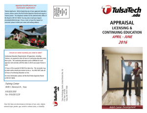 Appraisal - Tulsa Tech