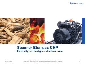 Wood chips to heat and power