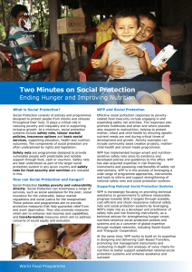 Two Minutes on Social Protection