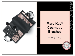 Mary Kay Cosmetic Brushes