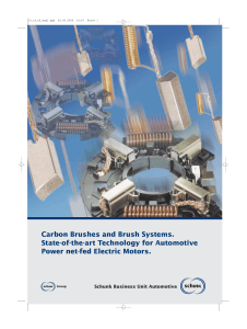 Carbon brushes and brush systems