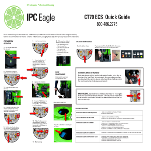 CT70 ECS Quick Guide