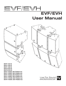 EVF/EVH User Manual