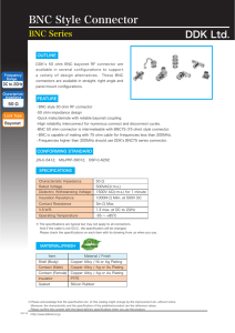 BNC Style Connector