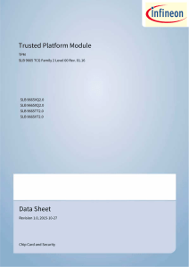 Trusted Platform Module Data Sheet