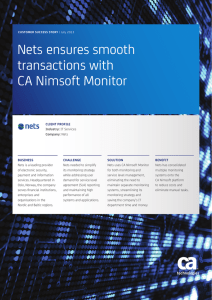 Nets ensures smooth transactions with