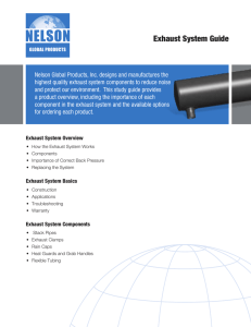 NGP007 Exhaust System Guide