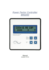 Power Factor Controller BR6000