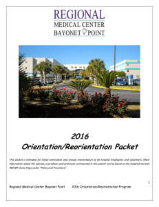 2016 Orientation/Reorientation Packet