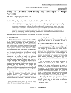 Study on Automatic North-Seeking Key Technologies of Maglev