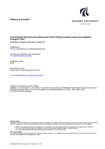 Conventional Synchronous Reference Frame Phase-Locked