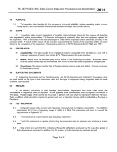 Eddy Current Specifications