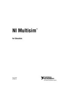 NI Multisim for Education