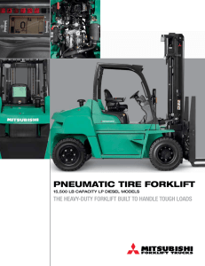 Pneumatic tire ForkliFt