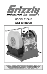 model t10010 Wet grinder