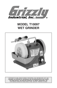 model t10097 Wet grinder