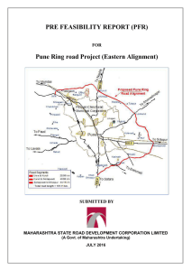 Pre-Feasibility Report For Pune Ring Road