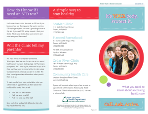 Call. Ask. Arrive. It`s YOUR body. Protect it.