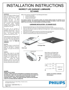 INSTALLATION INSTRUCTIONS