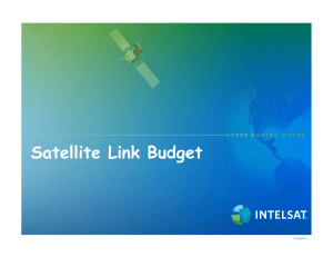 Satellite Link Budget