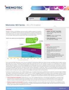 Memotec WX Series