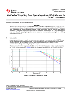 Method of Graphing Safe Operating Area (SOA