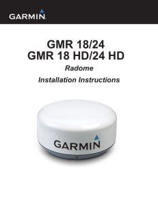 GMR 18 HD Radome - Installation