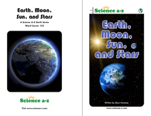 Earth Moon Sun and Stars book