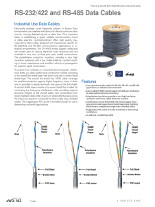 Industrial Use Data Cables