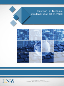 Policy on ICT technical standardization (2015