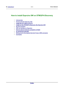 How to install Espruino SW on STM32F4