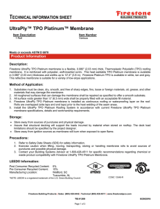UltraPly™ TPO Platinum™ Membrane