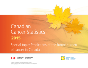 Canadian Cancer Statistics