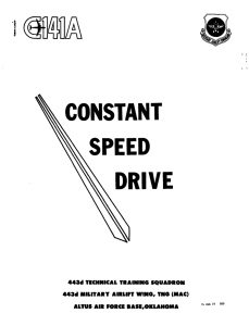 constant speed drive - C