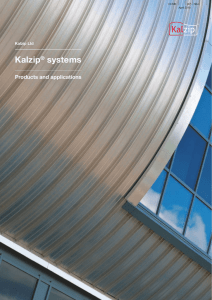 Kalzip® systems - Tata Steel Construction