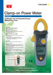 Clamp-on Power Meter CW10