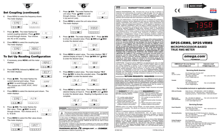 DP25-CRMS, DP25-VRMS