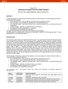 181-31: Interactive Graphs from the SAS® System