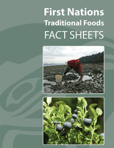 Traditional Food Fact Sheets - First Nations Health Authority