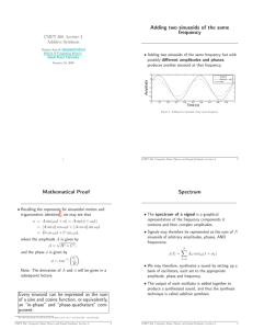 Adding two sinusoids of the same frequency Mathematical Proof