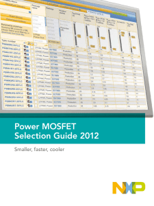Power MOSFET Selection Guide 2012
