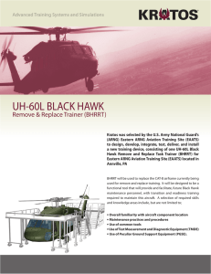 UH-60 Black Hawk Remove and Replace Trainer